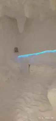 a white ceiling with a blue line on it at Planinska idila in Kopaonik