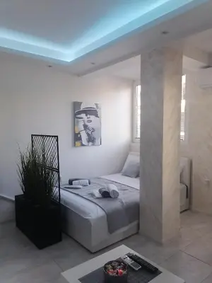a bedroom with a bed in a room at DIV Bor in Bor