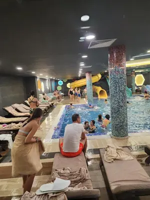 a group of people in a swimming pool at Ebra 76 Kraljevi Cardaci Kopaonik in Kopaonik