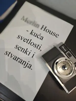 a close up of a cell phone with at MERLIN KUĆa in Vrnjačka Banja