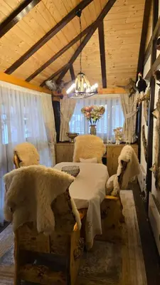 a bedroom with two beds in a room at Ice Dream Apartmani in Kopaonik