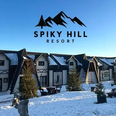 Spiky hill resort