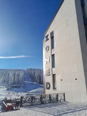 a building with the word winter on it at Stefany in Kopaonik