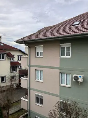 a building with a roof with a air conditioner on it at Apartment, Vrnjacka-Banja, Raj in Vrnjačka Banja