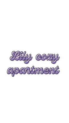 a purple cursive handwriting text civic corps equipment at Lily Cozy Apartment in Niš