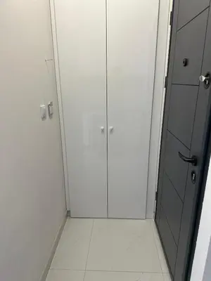a bathroom with a shower and a glass door at 407 Elegant in Vrnjačka Banja