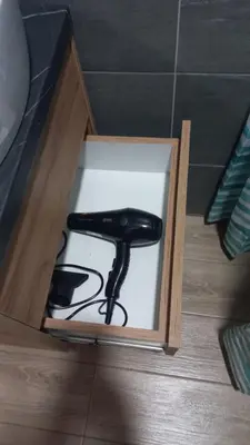 a black stool sitting inside of a box at Kop San Residence Hill in Kopaonik