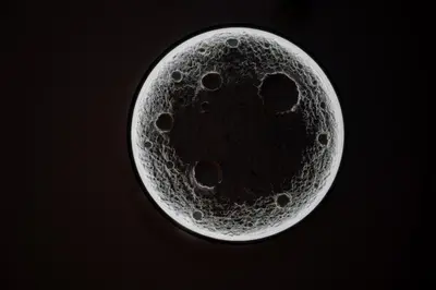 a close up picture of the side of the moon at KonKal - Royal resort in Kopaonik