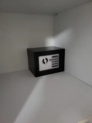 a microwave on a wall in a room at Apartman Ogledalce, 51m2, potpuno opremljeno, Kruševac Smeštaj in Kruševac