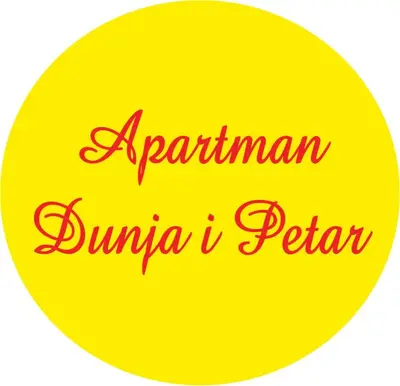 a yellow sign with the words argentinian dumaria t peroni at Apartman Petar i Dunja in Vranje