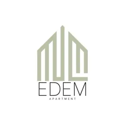 a logo for an apartment building at EDEM Apartment in Vrnjačka Banja