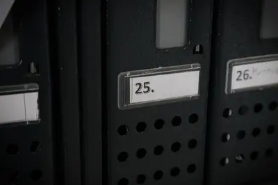 twoartments of a server room with the numbers twentyfive at Apartman Aleksandra Vrnjacka Banja in Vrnjci