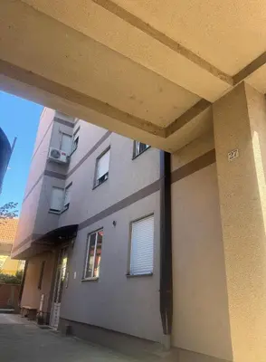 a view of a building from the outside at SpaNish apartman 4 in Niš