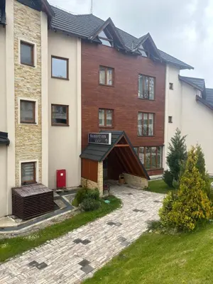 an exterior view of a building at Apartman The Nest in Kopaonik