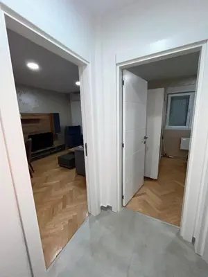 an open door to a room with a hallway at Banjski Raj in Vrnjačka Banja