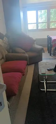 a living room with two couches and a couch at Apartman M&M in Jagodina