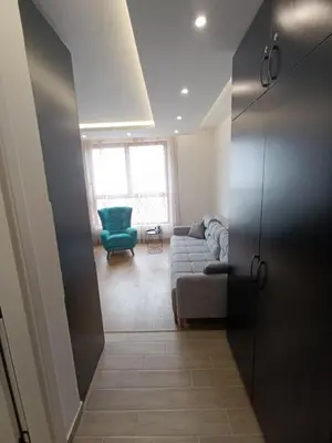 a living room with a couch and a chair at Kopaonik-President kop apartment 101 free wellness&spa in Kopaonik