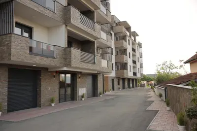 an empty street in an apartment building at Skyline Panorama in Vrnjačka Banja