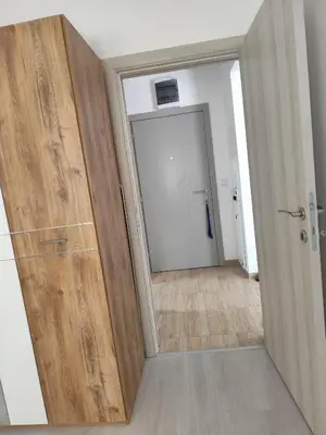 a room with a door and a hallway with a door at Bili 3 in Paraćin