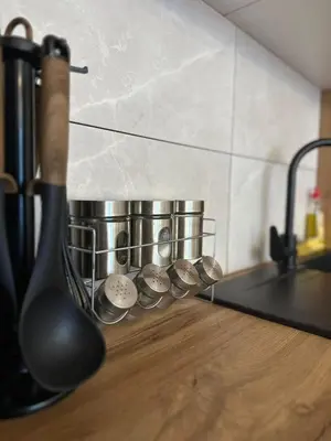 a group of coins on a counter in a kitchen at Snowflake A10 in Kopaonik