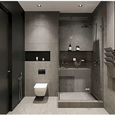 a bathroom with a shower and a toilet and a sink at Magic house in Bukorovac