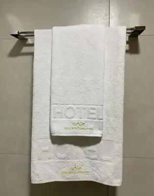 a towel hanging on a towel rack in a bathroom at Apartments A83 & C32 - Kraljevi Čardaci - Kopaonik in Kopaonik