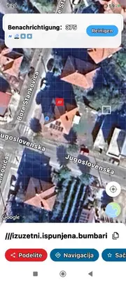 a screenshot of a cell phone screen with a picture at Tara in Surdulica