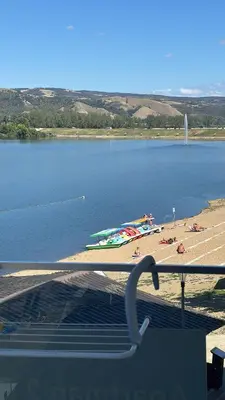 a view of a beach and a body of water at Apartman studio BMB 1 in Bukorovac