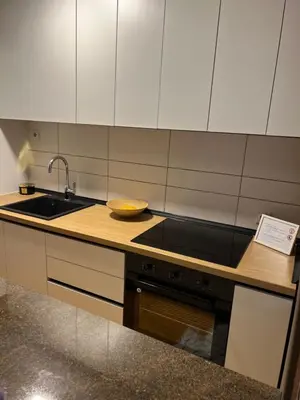 a kitchen with a sink and a bowl on a counter at Holiday Home Aleksandar Brzece Kopaonik in Brzeće
