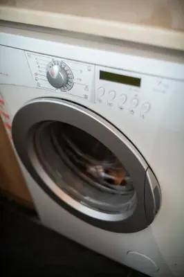 a close up of a washing machine at Holiday Cottage Pedja in Kopaonik