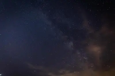 a night sky filled with lots of stars at Apartment G6 in Kopaonik