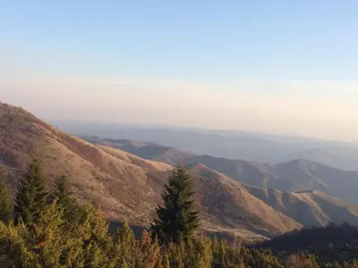 a view from the top of a mountain at Apartment Snow Garden in Kopaonik