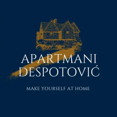 a home logo with a drawing of a house at Apartman Kopaonik Despotovic in Kopaonik