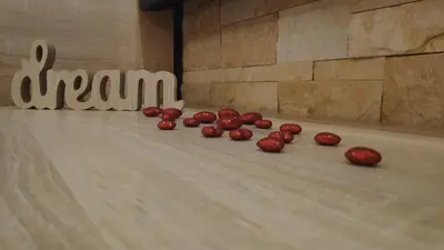 a group of red apples sitting on a table at Apartman Sunset Milmari Kopaonik M10 in Kopaonik