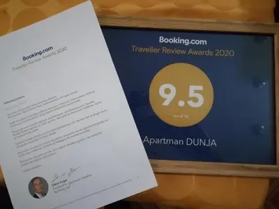 a ticket for a ticket redeemer forzaium dumza at Apartman DUNJA sa terasom in Vranje