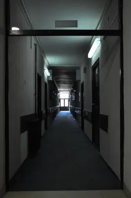 an empty hallway in an office building at Eco Kop in Kopaonik