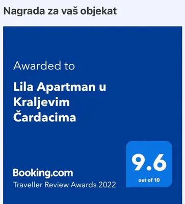 a screenshot of a cell phone with aaniaza at Lila Apartman u Kraljevim Čardacima in Kopaonik
