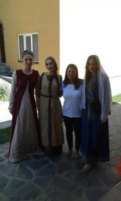 a group of women standing next to each other at Seosko turisticko domaćinstvo Jagor in Despotovac