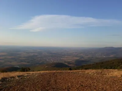 a view from the top of a hill at Seosko turisticko domaćinstvo Jagor in Despotovac