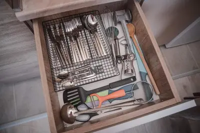 a wooden box withrenches and other tools in it at Cicmilovic P63, Milmari Resort, Kopaonik in Kopaonik