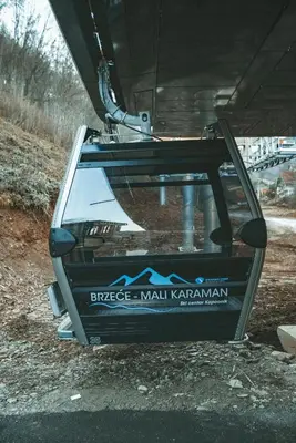 a view of the front end of a vehicle at FeelSTONE apartmani Brzeće in Brzeće