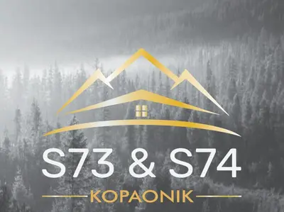 a logo for a ski resort with a mountain at Apartments S73&S74 Milmari Resort, Kopaonik in Kopaonik