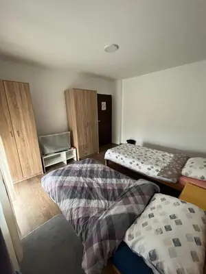 a room with two beds in a room at villa Antonijevic in Brestovac