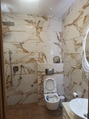 a bathroom with a toilet and a sink at Kopaonik Jaram ski lift slope Karaman in Kopaonik