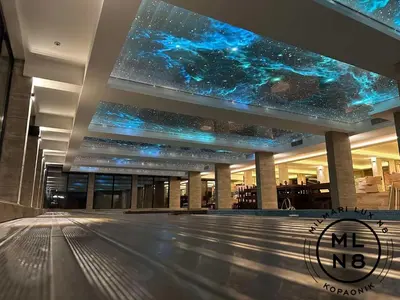 a view of a building with a star ceiling at Milmari Lux N8 in Kopaonik