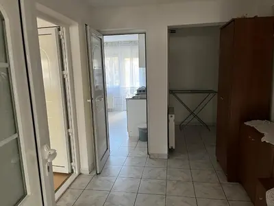 an open door to a kitchen and a hallway at Smestaj Miki in Soko Banja