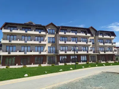 a large building on the side of a road at Milmari Premier 13 in Kopaonik
