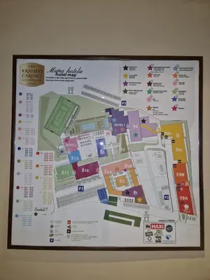 a map of the kuala lumpur attractions at Apartman MonTanja Kopaonik, u hotelu Kraljevi Čardaci in Kopaonik