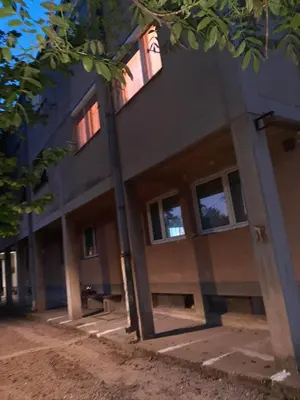 a building with a window on the side of it at Anka in Jagodina