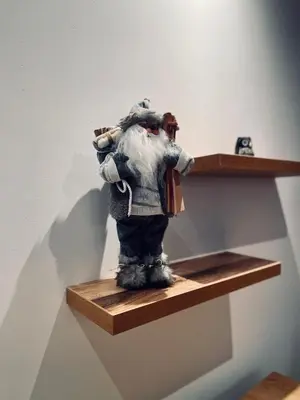 a statue of an elephant sitting on a shelf at Beli Vuk in Kopaonik
